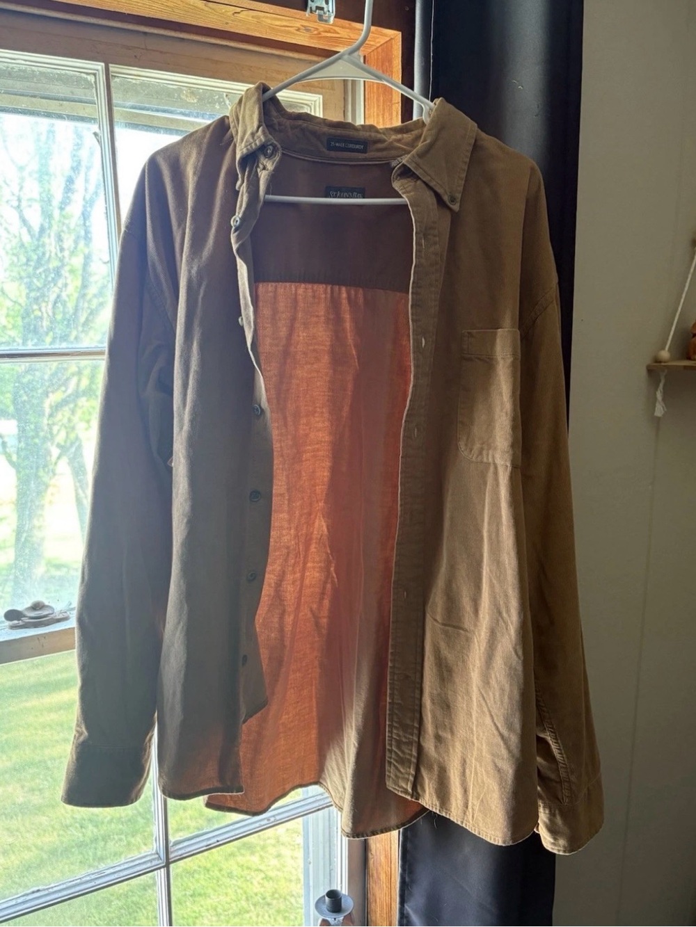 St. John's Bay Lightweight Shirt Jacket in Brown